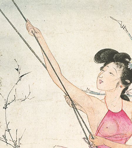 通榆-胡也佛的仕女画和最知名的金瓶梅秘戏图